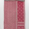 Bengal Sari Cotton Vintage Kantha Quilt - Image 2