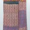 Floral Recycled Sari Kantha Quilt Twin - Image 3