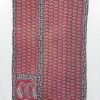 Floral Paisley Sari Vintage Kantha Throw - Image 2