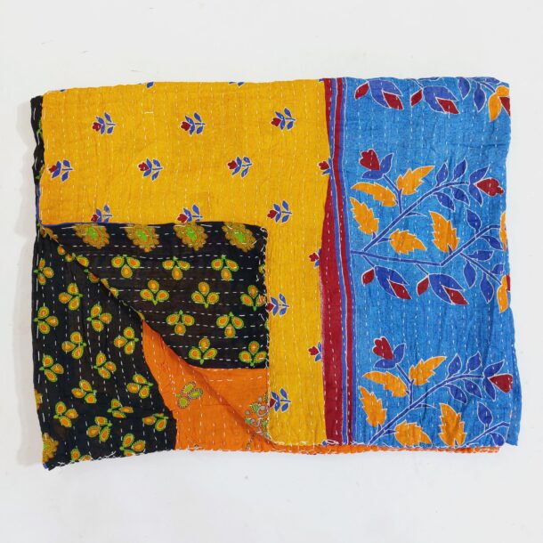 Homemade Kantha Quilt Vintage Kantha Quilt and Throws