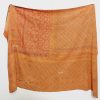 Kantha Gudari Boho Reversible Sari Quilt - Image 2