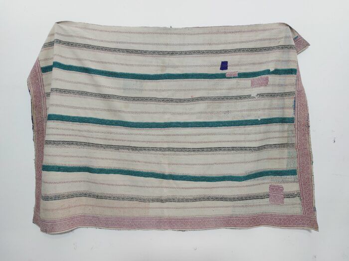 Heavy Twin Size Vintage Kantha Quilt Vintage Kantha Quilts, Throw