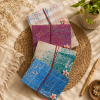 Set of 2 Vintage Kantha Handmade Journals – Recycled Sari Fabric Notebook, 100 Pages Boho Indian Diary - Image 2