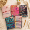 Set of 2 Vintage Kantha Handmade Journals – Recycled Sari Fabric Notebook, 100 Pages Boho Indian Diary - Image 4