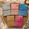 Set of 2 Vintage Kantha Handmade Journals – Recycled Sari Fabric Notebook, 100 Pages Boho Indian Diary - Image 3