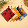 Set of 4 Vintage Kantha Pot Holders – Handmade Cotton Sari Hot Pads - Image 3