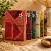 Set of 4 Vintage Kantha Handmade Journals – Recycled Sari Fabric Notebook, Boho Patchwork Diary, Indian Textile Journal - Image 3
