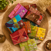 Vintage Kantha Handmade Journal – 100 Pages Patchwork Fabric Notebook, Recycled Sari Diary, Boho Indian Writing Journal – 1 Piece - Image 2