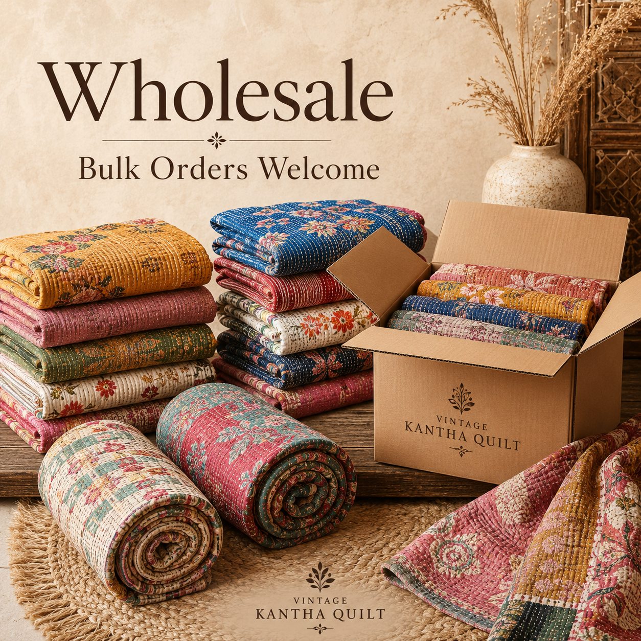 wholesale kantha quilt