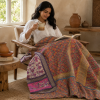 Artisan Collection No. 273 Vintage Kantha Quilt – Hand-Stitched Reversible Sari Throw, Twin | EBY-TW-273 - Image 2
