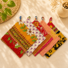 Set of 4 Vintage Kantha Pot Holders – Handmade Cotton Sari Hot Pads - Image 2