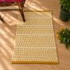 Handmade Cotton Chindi Rag Rug – Assorted Boho Woven & Tufted Floor Mat – Multicolor Recycled Fabric Rug - Image 4