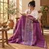 Vintage Handmade Kantha Quilt 50x80 Inches – Recycled Cotton Indian Bed Throw, Reversible Boho Blanket - Image 3