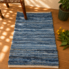 Handmade Cotton Chindi Rag Rug – Assorted Boho Woven & Tufted Floor Mat – Multicolor Recycled Fabric Rug - Image 5