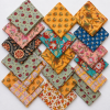 20 Pcs Cotton Napkins 16x16 Inches – Floral Block Print Cloth Dinner Napkins – Multicolor Assorted Table Napkin Set - Image 3