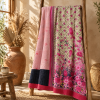 Vintage Handmade Kantha Quilt – Coral Red & Pink Floral Recycled Sari Throw | Reversible Indian Bedspread - Image 5