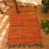 Handmade Cotton Chindi Rag Rug – Assorted Boho Woven & Tufted Floor Mat – Multicolor Recycled Fabric Rug - Image 3