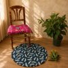 Handmade Round Jute Rug – Assorted Printed & Braided Boho Area Rug – Natural Indian Floor Mat - Image 3