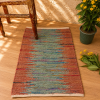 Handmade Cotton Chindi Rag Rug – Assorted Boho Woven & Tufted Floor Mat – Multicolor Recycled Fabric Rug - Image 5