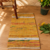 Handmade Cotton Chindi Rag Rug – Assorted Boho Woven & Tufted Floor Mat – Multicolor Recycled Fabric Rug - Image 3