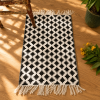 Handmade Cotton Chindi Rag Rug – Assorted Boho Woven & Tufted Floor Mat – Multicolor Recycled Fabric Rug - Image 4