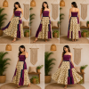 Pink Navy Blue & Cream Patchwork Maxi Dress – Strapless Smocked Tiered Boho Summer Dress - Image 7