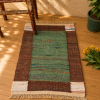 Handmade Cotton Chindi Rag Rug – Assorted Boho Woven & Tufted Floor Mat – Multicolor Recycled Fabric Rug - Image 2