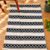 Handmade Cotton Chindi Rag Rug – Assorted Boho Woven & Tufted Floor Mat – Multicolor Recycled Fabric Rug - Image 4