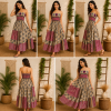 Beige Magenta & Black Patchwork Maxi Dress – Strapless Smocked Tiered Boho Printed Summer Dress - Image 7