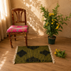 Handmade Round Jute Rug – Assorted Printed & Braided Boho Area Rug – Natural Indian Floor Mat - Image 6