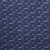 Indigo Blue Botanical Handmade Cotton Kantha Quilt – Double 90×108 inches - Image 5