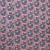 Dusty Rose and Navy Peacock Handmade Cotton Kantha Quilt – Double 90×108 inches - Image 5