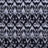 Black and White Ikat Handmade Cotton Kantha Quilt – Single 60×90 inches - Image 4