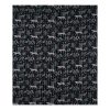 Black and Grey Botanical Handmade Cotton Kantha Quilt – Double 90×108 inches - Image 3
