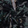 Black and Grey Botanical Handmade Cotton Kantha Quilt – Double 90×108 inches - Image 4