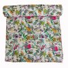 Cream Multicolor Botanical Handmade Cotton Kantha Quilt – Multiple Sizes - Image 2