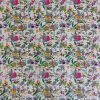 Cream Multicolor Botanical Handmade Cotton Kantha Quilt – Multiple Sizes - Image 4