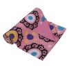 Pink and Purple Medallion Handmade Cotton Kantha Quilt – Double 90×108 inches - Image 2