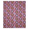 Pink and Purple Medallion Handmade Cotton Kantha Quilt – Double 90×108 inches - Image 3