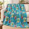 Blue Frida Botanical Kantha Quilt - Image 3