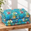 Blue Frida Botanical Kantha Quilt - Image 5