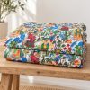 White Frida Botanical Kantha Quilt - Image 5