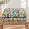Ivory Frida Botanical Kantha Quilt - Image 5